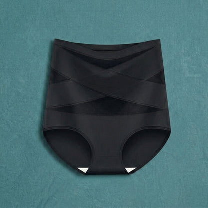 High-waisted postpartum shaping underwear